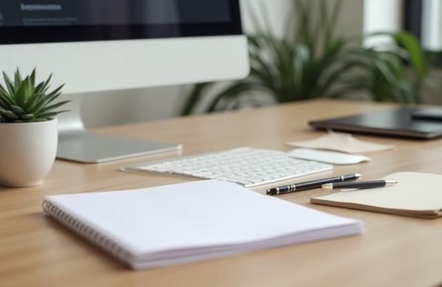 Image showing a clean and well-organized workspace, highlighting the benefit of a fresh environment.